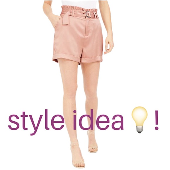 Bar III // Soft Casual Spring Colors Shorts with Pockets - Picture 4 of 6